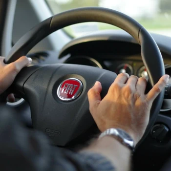 Lenkrad eines Fiat
